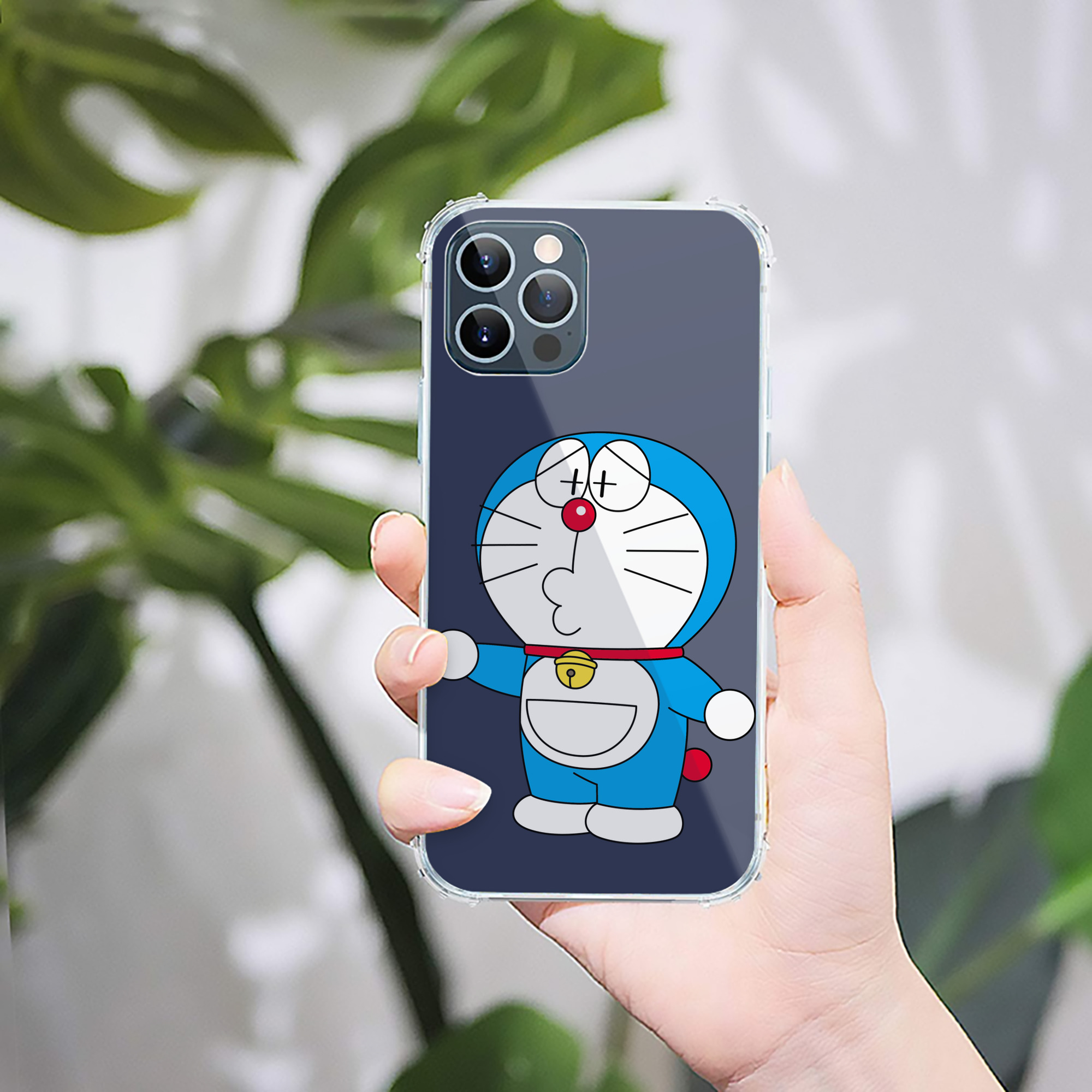（画像用） ドラえもん Doraemon 【iPhone 12シリーズ対応】透明スマホケース（クリアソフトケース）